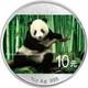 Panda De Chine 2014, 1 Once. Pi&egrave;ce En Argent Pur 999 Coloris&eacute;e ! Collectionnez La S&eacute;rie