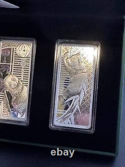 Panda de la Monnaie de Shanghai. 999 3-20g. Médailles de pièces en argent 999.