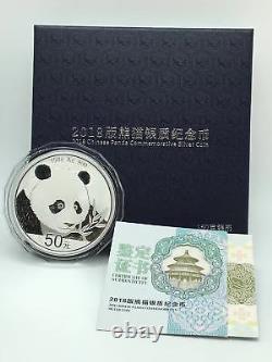 Pièce Panda en Argent de 150 Grammes (150g) de Chine 2018