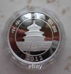 Pièce Panda en argent de 5 oz (5 oz) de Chine 2012