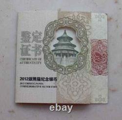 Pièce Panda en argent de 5 oz (5 oz) de Chine 2012