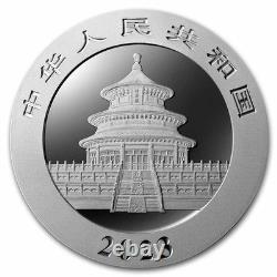 Pièce colorisée en argent pur de 30 grammes Panda de Chine 2023 ! Collectionnez la série