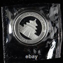 Pièce d'argent Panda 2004 Chine Panda 10 Yuan 1 oz Ag. 999 Pièce d'argent Panda