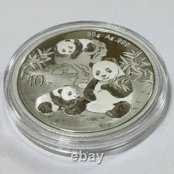 Pièce d'argent Panda de Chine 2025 30g 10 Yuan, Édition Limitée