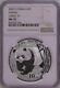 Pièce D'argent De 1 Once Chine Panda Ngc Ms70 2001d Larged