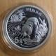 Pi&egrave;ce De 5 Yuans Chine Panda 1997 En Argent 1/2 Oz, Argent 99,9 %, Dans Une Capsule