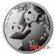 Pièce De Panda En Argent Pur 2023 De 30g Chine 10 Yuan 5 Pièces