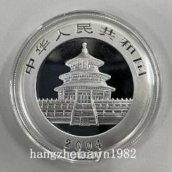 Pièce de monnaie en argent Panda Chine 2004 de 10 yuans Chine pièce de monnaie en argent Panda 2004 1 once Ag. 999