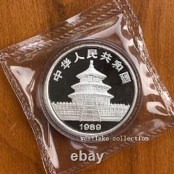 Pièce de panda en argent 1989 Chine 10 YUAN Panda Chine 1989P PL