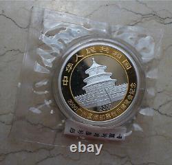 Pièce de panda en argent de 1 once Chine 2000 Guangzhou Coin Expo
