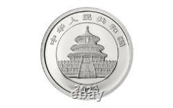 Pièce en Platine Panda Proof de 3 grammes de Chine 2023 avec boîte et certificat d'authenticité