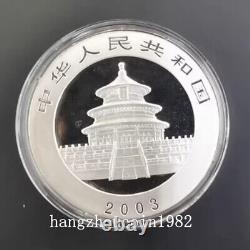 Pièce en argent Panda Chine 2003 de 10 YUAN en Chine - 1 once Ag. 999