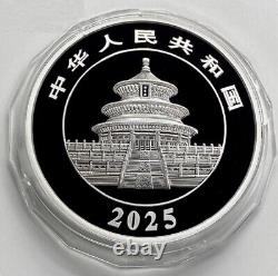 Pièce en argent Panda de Chine 2025 de 150g (150 grammes)