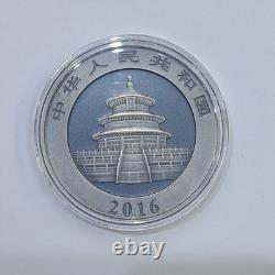 Pièce en argent chinoise Panda 30g 2016. 999 Ag Non circulée et encapsulée