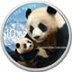 Pièce En Argent Colorisée De 30 Grammes (0,9645 Once) Panda De Chine 2019