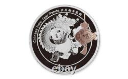 Pièce en argent de 88 g 2025 Panda de Chine Célébration du Nouvel An NGC PF 70 UCAM FDI Signée