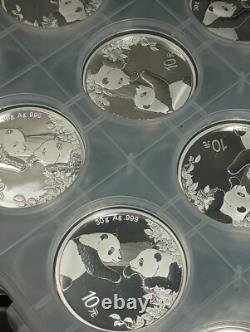 Pièce en argent fin 999 de 30g Panda chinois 2023