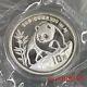 Pièce En Argent Panda 1 Oz De Chine 1990 10 Yuan, Sans Boîte Ni Certificat D'authenticité