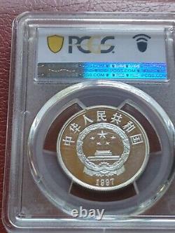 Preuve Panda 1997 CHINE ARGENT RPC 3 YUAN FONDS POUR LA FAUNE WWF PCGS PR66DCAM