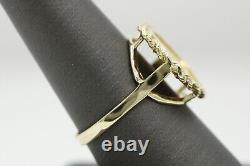 Sans Pierre Pièce Vintage de 20mm Chine Panda 1985 1/20 Oz en Or Jaune 14K Fini